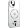Karl Lagerfeld IML Karl and Choupette Kryt s MagSafe pre iPhone 15, Transparentný