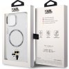 Karl Lagerfeld IML Karl and Choupette Kryt s MagSafe pre iPhone 15, Transparentný