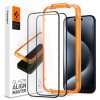 Spigen 5D Ochranné sklo pre iPhone 15 Pro (2ks)