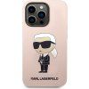 Liquid Silikónový kryt pre Apple iPhone 15 Pro, Karl Lagerfeld, Ružový