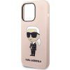 Liquid Silikónový kryt pre Apple iPhone 15 Pro, Karl Lagerfeld, Ružový