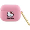 Hello Kitty Liquid Silikónové Puzdro pre AirPods Pro, Ružové