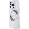 Guess Flowers Glossy Kryt s MagSafe pre iPhone 13 Pro, Transparentný