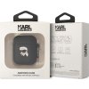 Karl Lagerfeld 3D Logo NFT Karl Head Puzdro pre Apple Airpods 1/2, Čierne