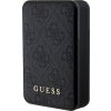 Guess PU 4G MagSafe Powerbanka 10000mAh 18W, Čierna