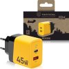 Nabíjací adaptér Tactical Microgrid GaN 45W, Žltý