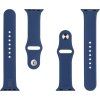 837 Silikónový remienok pre Apple Watch 38/40/41mm, Tactical, Modrý