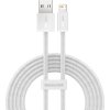 BASEUS Dynamic Kábel USB/Lightning 8-pin 2,4A CALD000502 2m, Biely