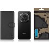 Tactical Field Kožené Puzdro pre Honor Magic 6 Pro, Čierne