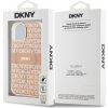 DKNY Repeat Pattern Tonal Stripe Kryt s Magsafe pre iPhone 15, Ružový