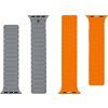 Tactical MagBand Remienok pre Apple Watch 38/40/41, Sivý/Oranžový