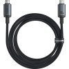 Baseus Crystal Shine Kábel USB-C na USB-C 100W 1,5m, Čierny
