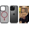 Tactical MagForce Hyperstealth Kryt pre iPhone 16 Pro, Čierno- červený