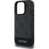 4G Stripe kryt pre Apple iPhone 16 Pro, Guess, Sivý