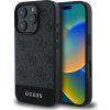 4G Stripe kryt pre Apple iPhone 16 Pro, Guess, Sivý
