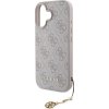 Guess 4G Charm Kryt pre iPhone 16, Ružový