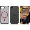 MagForce Hyperstealth kryt pre Apple iPhone 16e, Tactical, Čierno-červený