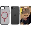 Tactical MagForce Hyperstealth Kryt pre iPhone 16e, Čierno-červený