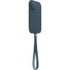 Apple Kožený návlek s MagSafe pre iPhone 12/ 12 Pro Baltic Blue, MHYD3ZM/A