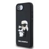 karl lagerfeld 3d rubber karl and choupette zadni kryt pro iphone 16e black 1 big ies13848278