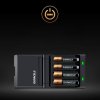 Nabíjačka Duracell Cef14 + 2x AA/R6 + 2x AAA/R3