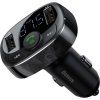 Bluetooth MP3 FM Transmiter s nabíjaním 2xUSB 3.4A, Baseus, Čierny