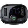 Bluetooth MP3 FM Transmiter s nabíjaním 2xUSB 3.4A, Baseus, Čierny