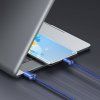 Crystal Shine Series Dátový Kábel USB - USB-C 100W 1,2m, Baseus, Modrý