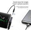 Rozbočovač USB-C/3,5mm, Baseus, Čierny