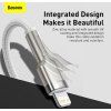 Cafule Metal Series Dátový Kábel USB-C / Lightning 20W 2m, Baseus, Biely