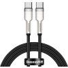 Cafule Metal Series Dátový Kábel USB-C / USB-C 100W 1m, Baseus, Čierny
