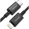 Superior Fast Charging Dátový Kábel USB-C / Lightning 20W 2m, Baseus, Čierny