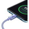 Crystal Shine Series Dátový Kábel USB-C / USB-C 100W 1,2m, Baseus, Fialový
