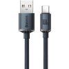 Crystal Shine Series Dátový Kábel USB - USB-C 100W 2m, Baseus, Čierny