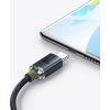 Crystal Shine Series Dátový Kábel USB - USB-C 100W 2m, Baseus, Čierny