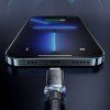 Crystal Shine Series Dátový Kábel USB - Lightning 20W 1,2m, Baseus, Fialový