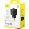 Rýchlonabíjačka do siete Palm 20W 1xUSB-A 1xUSB-C PD QC 3.0, Baseus, Čierna