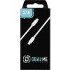Fast Charge USB-C / USB-C Kábel 1m, OBAL:ME, Biely