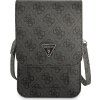 Guess PU 4G Triangle Logo Taška na Telefón Black