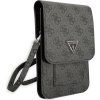 Guess PU 4G Triangle Logo Taška na Telefón Black