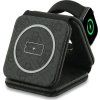 Guess PU 4G MagSafe Bezdrôtová Nabíjačka 3v1 Black