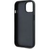 DKNY PU Leather Repeat Pattern Card Pocket Zadný Kryt pre iPhone 15 Black