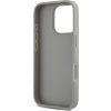 DKNY PU Leather Repeat Pattern Tonal Stripe Zadný Kryt pre iPhone 16 Pre Max Beige