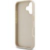 DKNY PU Leather Repeat Pattern Tonal Stripe Zadný Kryt pre iPhone 16 Plus Pink