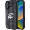 Lacoste Blend Monogram MagSafe Zadný Kryt pre iPhone 16 Black
