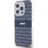 DKNY PC/TPU Repeat Pattern Tonal Stripe Magsafe Zadný Kryt pre iPhone 13 Pre Blue