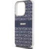 DKNY PC/TPU Repeat Pattern Tonal Stripe Magsafe Zadný Kryt pre iPhone 13 Pre Blue