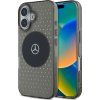 Mercedes PC/TPU Star Pattern MagSafe Zadný Kryt pre iPhone 16 Plus Black
