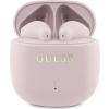 Guess Printed Classic Logo TWS Bezdrátová Slúchadlá Pink
