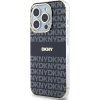 DKNY PC/TPU Repeat Pattern Tonal Stripe Magsafe Zadný Kryt pre iPhone 13 Pre Black